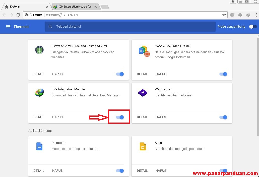 Download Idm Integration Extension For Google Chrome ...